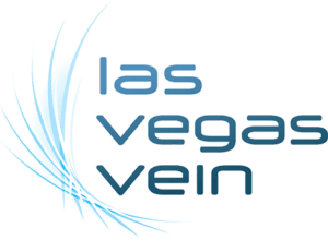 A green background with the words las vegas vein in blue.